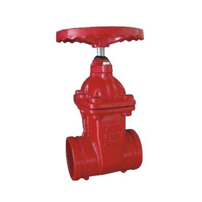 Product name: Z85X type grooved type resilient inside screw non-rising stem type gate valve 